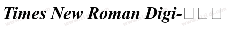 Times New Roman Digi字体转换